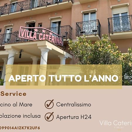 Hotel Villa Caterina Римини Екстериор снимка