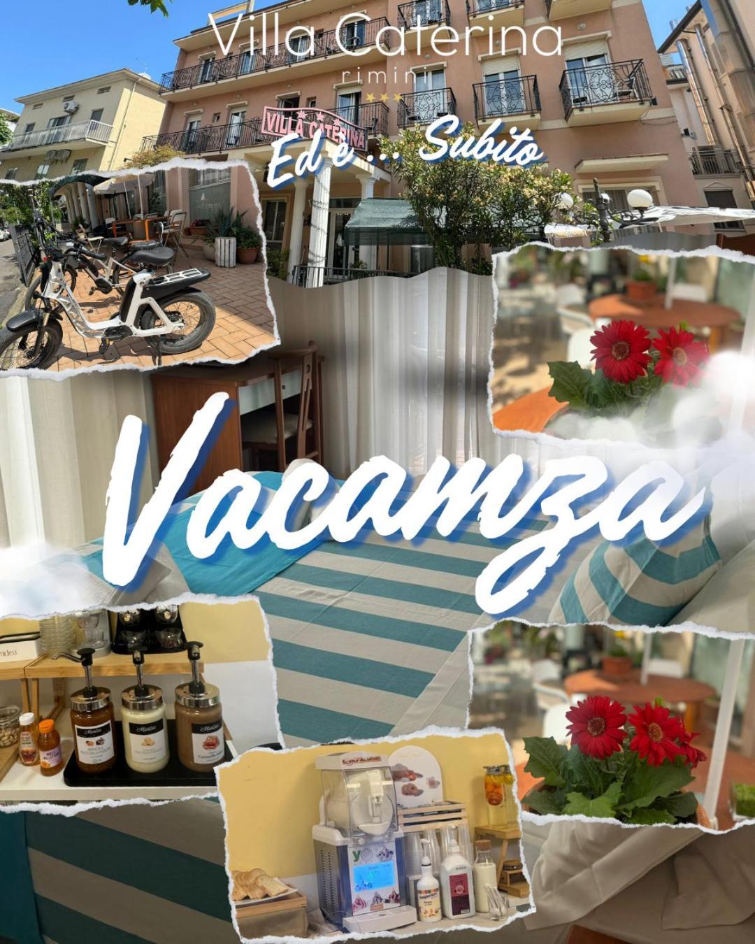 Hotel Villa Caterina Римини Екстериор снимка