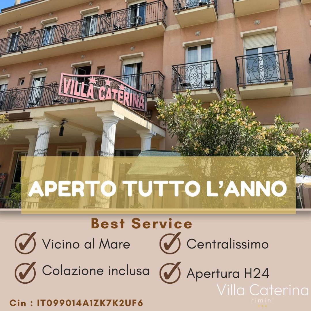 Hotel Villa Caterina Римини Екстериор снимка